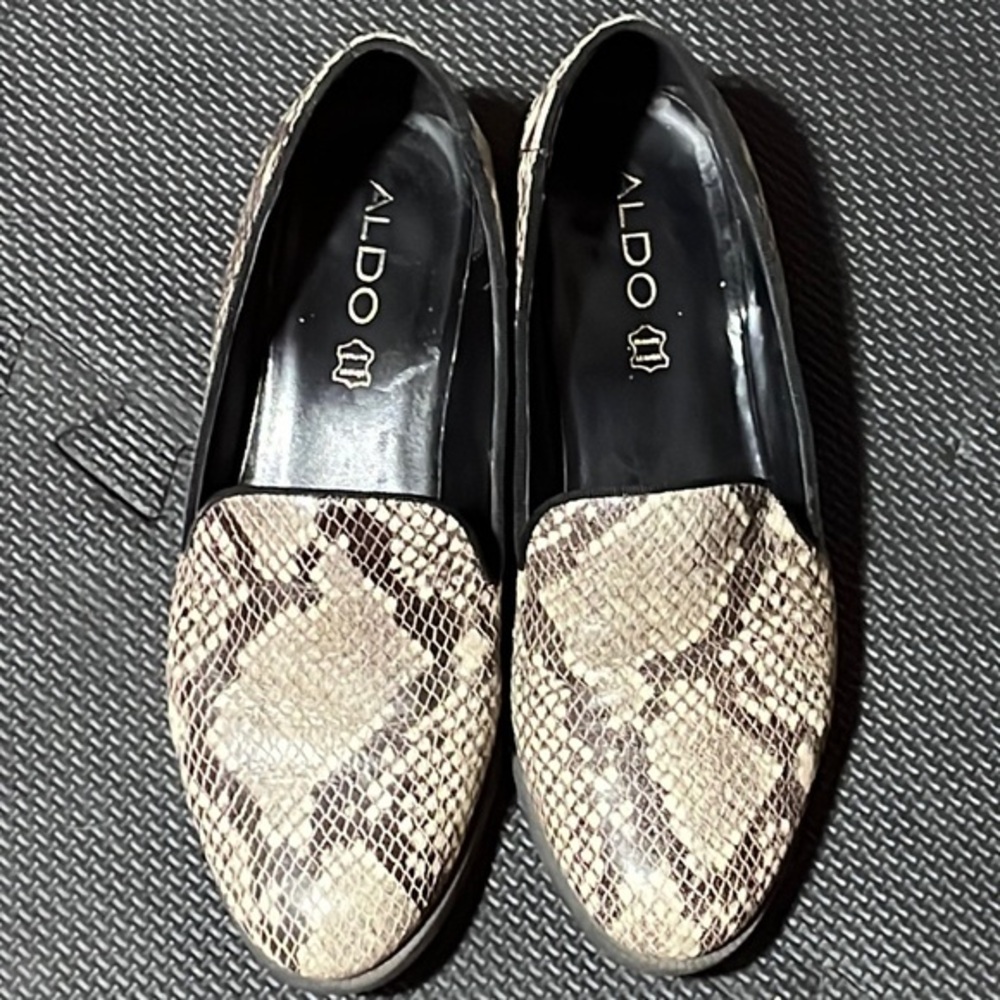 Aldo Snakeskin Loafer